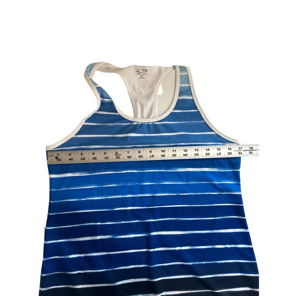 Champion Womens Striped Racerback Tank Top Bundle - Size XL Blue & Purple - Picture 11 of 15